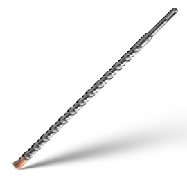 SDS Plus Hammer Drill Bits 16mm x 350mm Cross Drill Bits 4 Cutter Carbide Head Hammer Bit Tungsten Carbide Tip Rotary Impact Masonry Bit for Masonry, Stone, Concrete, Brick, Tiles