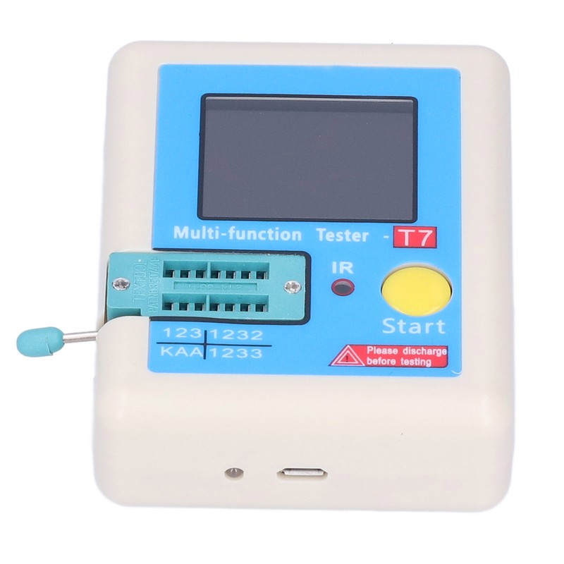 LCRT7 High Speed Transistor Tester Color Screen Transistor Detector Capacitance