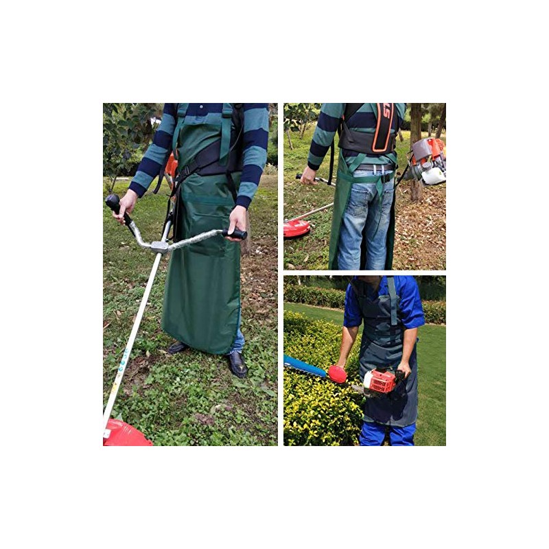 Kelendle Protective Trimmer Safety Chaps with Pocket & Adjustable Straps