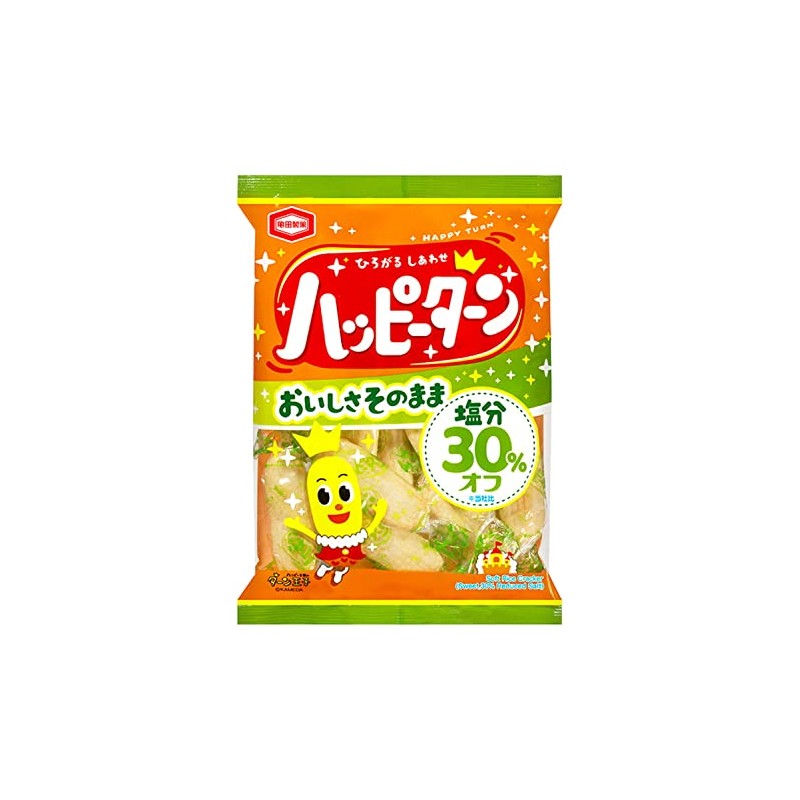 30% Salt Reduced Happy Turn, Kameda Seika, 3.3 oz (95