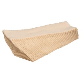 100x Baumwollstreifen Sugaring, 20x7 cm Vliesstreifen zum Zuckern mit Zuckerpaste, Natur Baumwolle, Textil Vlies (Stoff Natur)