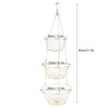 Multifunction 3 Tier Removable Hanging Fruit Baskets Vegetable Storage Organizer
