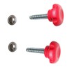 Replacement Parts for Drive Nitro Rollator, 10266 (5.Red Backrest Knob