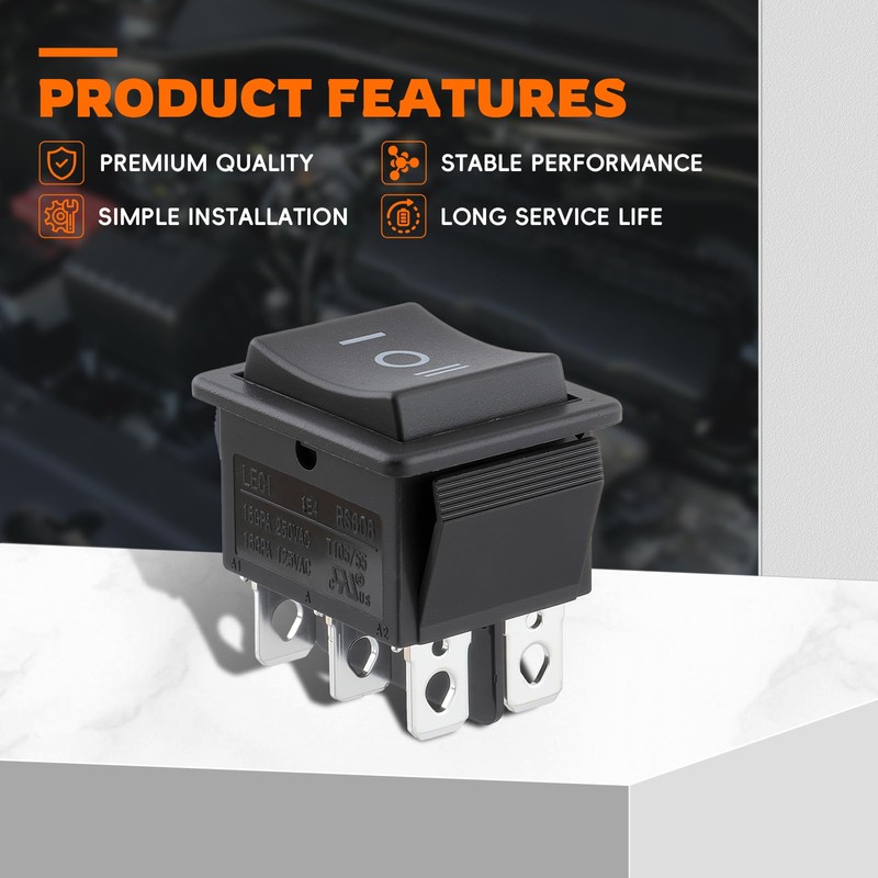 GoaMotors Start Stop Switch for Harbor Freight Predator 7000 8750