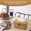 DelSol Tissue Box, Seagrass Woven Facial Tissue Dispenser, Box Cover