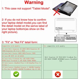 Alapmk Protective Case for Dell Inspiron 16 5620 5625 5630 5640 7620 7630/Vostro 5620 5625 5630,Case for Asus Zenbook Pro 16X OLED UX7602/Vivobook S 16X OLED S5602 16" Laptop,Starry