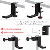 NCHONHONG Headphone Holder with Cable Organizer Aluminum Foldable Headset Stand