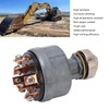 6 Pin Excavator Ignition Start Switch with Key Protection Cover