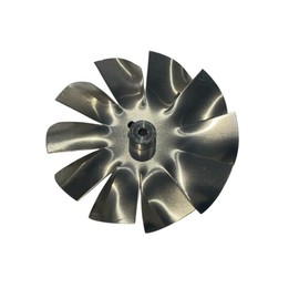 4" Fan Blade – 1CFB4316 | Clockwise (CW) Rotation | 3/16" Bore | 10-Blade Aluminum