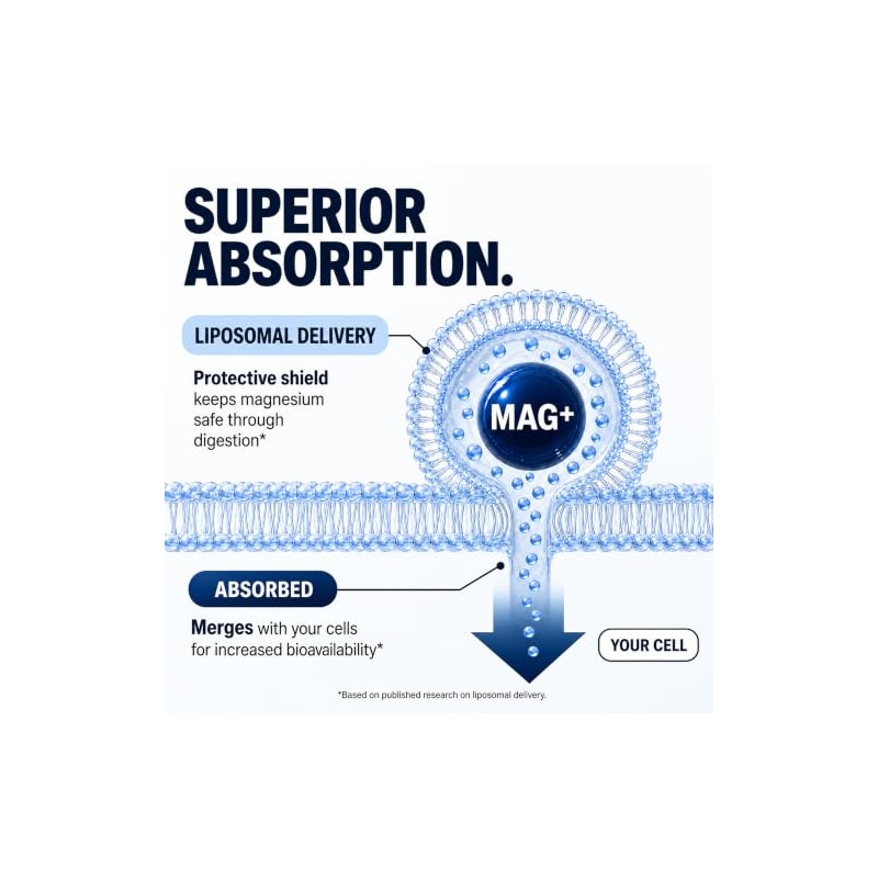 Liposomal Magnesium L-Threonate with Apigenin for Sleep Support