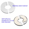 Wall Split Flange Stainless Steel split Escutcheon Plate Self-Adhesive Plumbing
