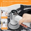 Gevvnss Electric Spin Scrubber with LED Display,IPX7 Waterproof Cordless Electric