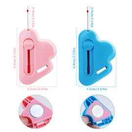 Pack of 2 Magnetic Seam Guide, Magnetic Seam Guide, 2 in 1 Magnetic Seam Guide, Sewing Machine Advice Tools, Sewing Accessories, Multifunctional Sewing Accessories for Sewing Machine