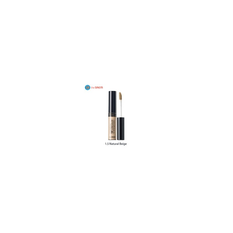 THE SAEM Cover Perfection Tip Concealer 6.5g SPF28/PA++, Shade:PEACH BEIGE