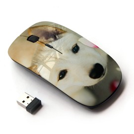 KOOLmouse [ Optical 2.4G Wireless Mouse [ Great Pyrenees Canaan Dog Pet ]