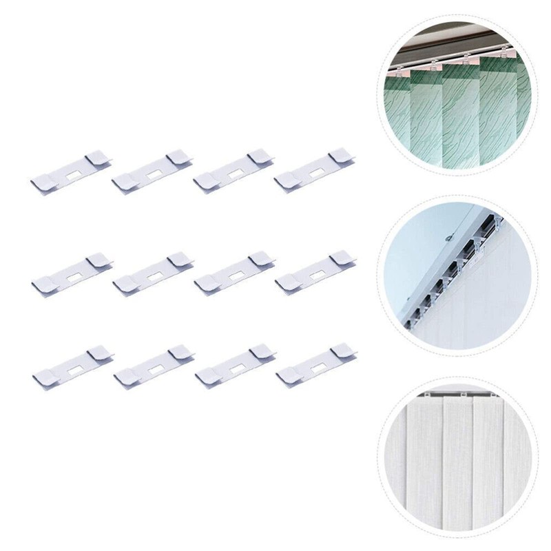 antianzhizhuang 10pcs Vertical Blind Repair Clip Metal Repair Tabs Window