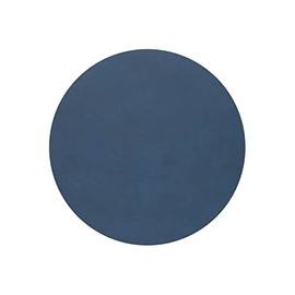 LindDNA Circle 991115 Table Mat Recycled Leather Midnight Blue 30 cm x 30 cm x 0.2 cm