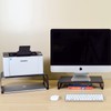 AEONS Versatile 2-Piece Monitor Stand Riser Desk Organizer, Ergonomic 2-Tier
