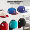BRATEAYA Hat Hooks for Baseball Caps Wall Mount (20 Pack),