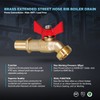 Midline Valve 12CETY-NL Extended Street Hose Bib Boiler Drain, 1/2’’