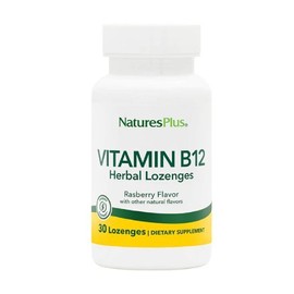 Nature's Plus Vitamin B12 Herbal Lozenges 1000mg 30 Lozenges