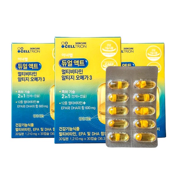 Celltrion Inner Lab Dual Act Multivitamin Altige Omega 3 1210mgx30