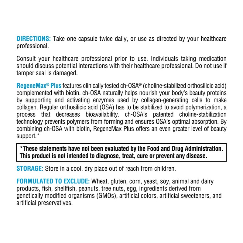 XYMOGEN RegeneMax Plus - Advanced Collagen Supplements with Biotin &
