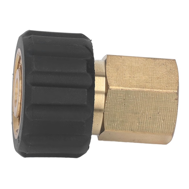 Pressure Washer Adapter Brass Rubber Anti Corrosion G1/4in to M22