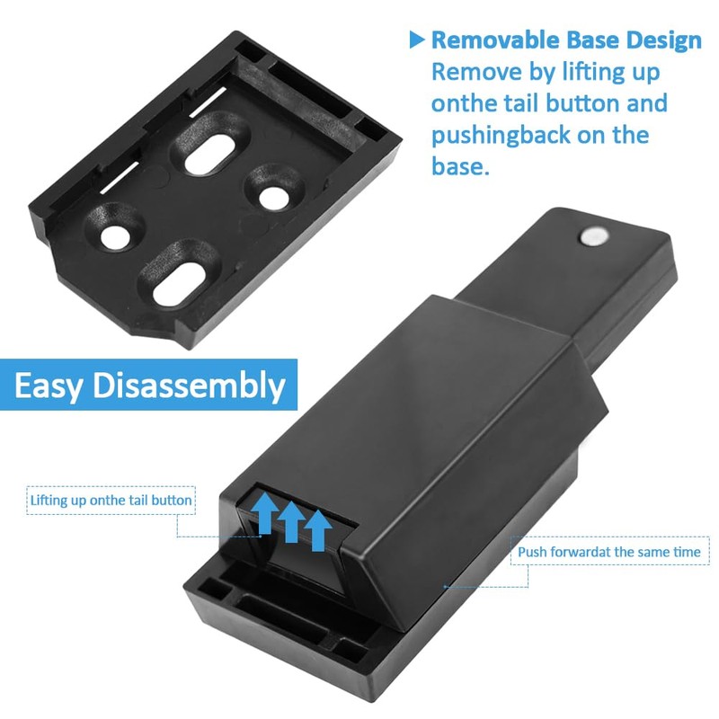 Redunest Heavy Duty Push to Open Door Latch, 2 Pack