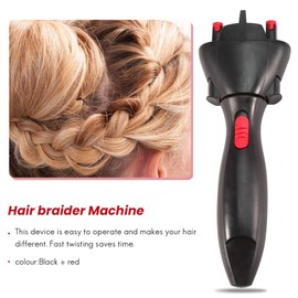 Caoruiy Electric Hair Braider Automatic Twist Braider Knitting Device Hair Braider Machine Braiding Hairstyle Hair Styling Tool