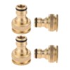 Hicello 4PACK Garden Hose Tap Quick Connectors, 3/4 inch &