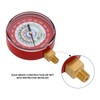 MEASUREMAN New Refrigeration Pressure Gauge, 3-1/8" Dial, Red Dial, 1/8"