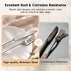 20 Piece Silverware Set for 4, Stainless Steel Flatware Utensil