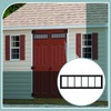 Tandefio 2 Pack Shed Window, Transom Windows 10" x 35"