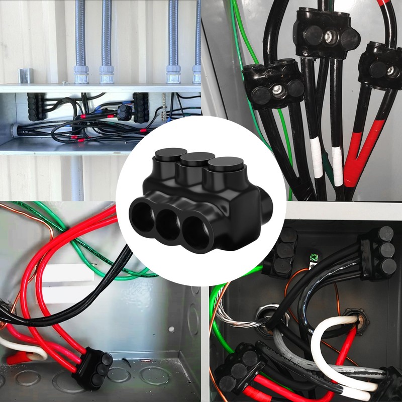 OHLECTRIC Dual Side Entry - 3 Port - 3/0-6 AWG