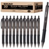 Gel Pens 36 Pack Black Gel Pens Fine Point Smooth