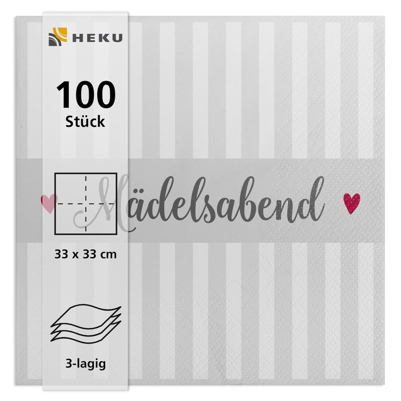 HEKU 30243-245: 100 napkins, 3-ply, ‘Sterneküche 2’, other