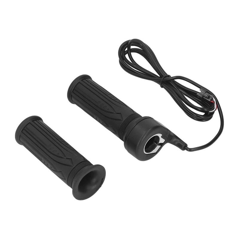 TDR E-Bike Twist Throttle 24V-72V Compatible, Black Rubber & ABS