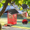 Squirrel Proof Bird Feeder for Outdoors Hanging, Metal Wild Bird