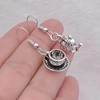 Vintage Tea Cup and Kettle Dangle Earrings Cute Teapot Teacup
