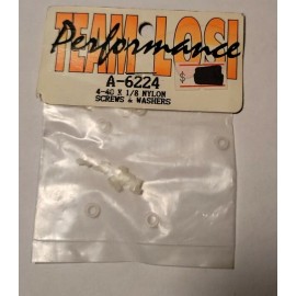 Losi Team Losi 4-40x1/8th Nylon Screws and Washers Vintage Rc Hardware A-6224