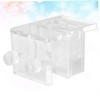 Ipetboom 3pcs Aquarium Fixed Clip Acrylic Aquarium Hose Holder Fish