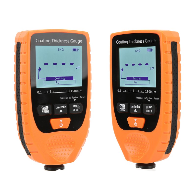 1500um Handheld Coating Thickness Gauge Tester Automobile Paint Thickness Measuring