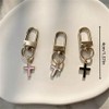 Cross Keychain for Women Car Keys Ring Accessories Clip Handbag
