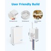 Thinkbee MINI Wireless Light Switch Kit, Quick Create or Relocate