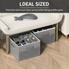 Aokeyee Shoe Organizer for Closet,2 Pack Foldable Shoe Storage Organizer