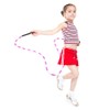 K-Roo Sports SJMP-001 Jump Rope with Plastic Beaded Segmentation, 7',Pink/White