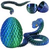 Joycabin 3D Printed Snake Toy, Easter 3D Printed Dragon Egg