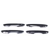 8pcs Smart Exterior Door Handle Cover Trim Carbon Fiber Style