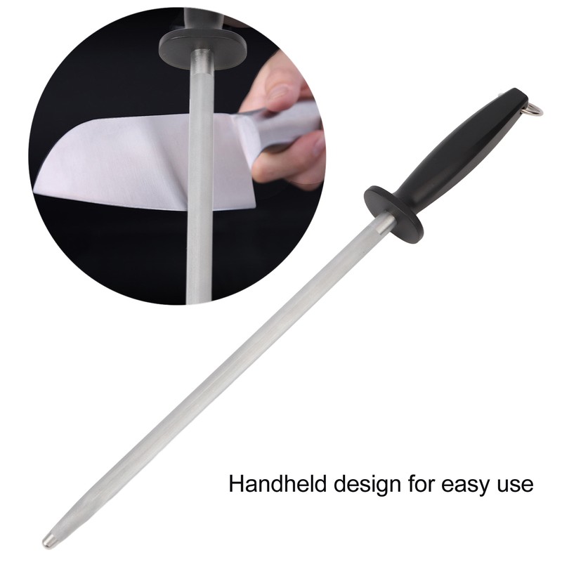 12 Inch Knife Sharpener Rod High Carbon Steel Knife Sharpening